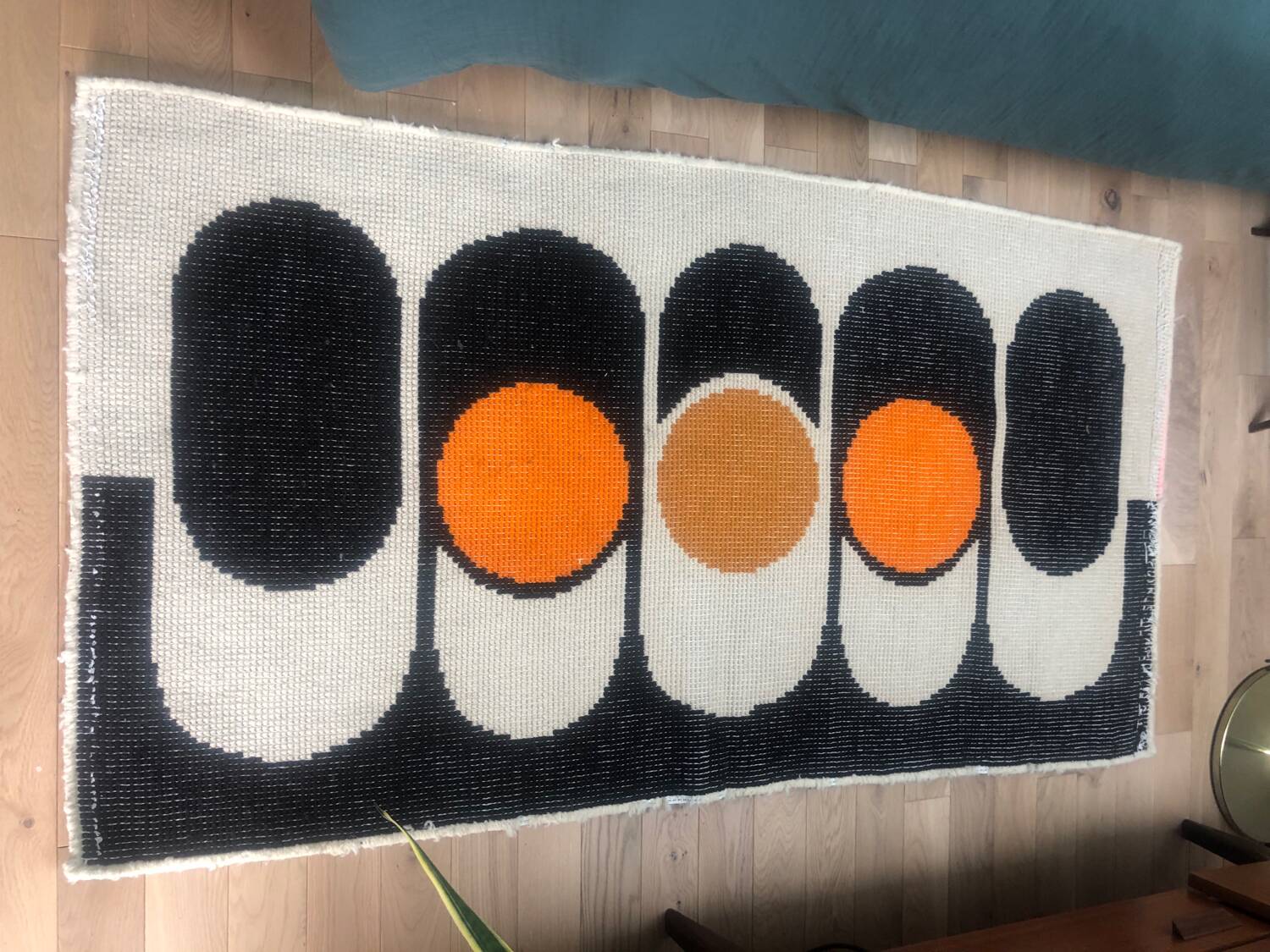 Space age vintage rug