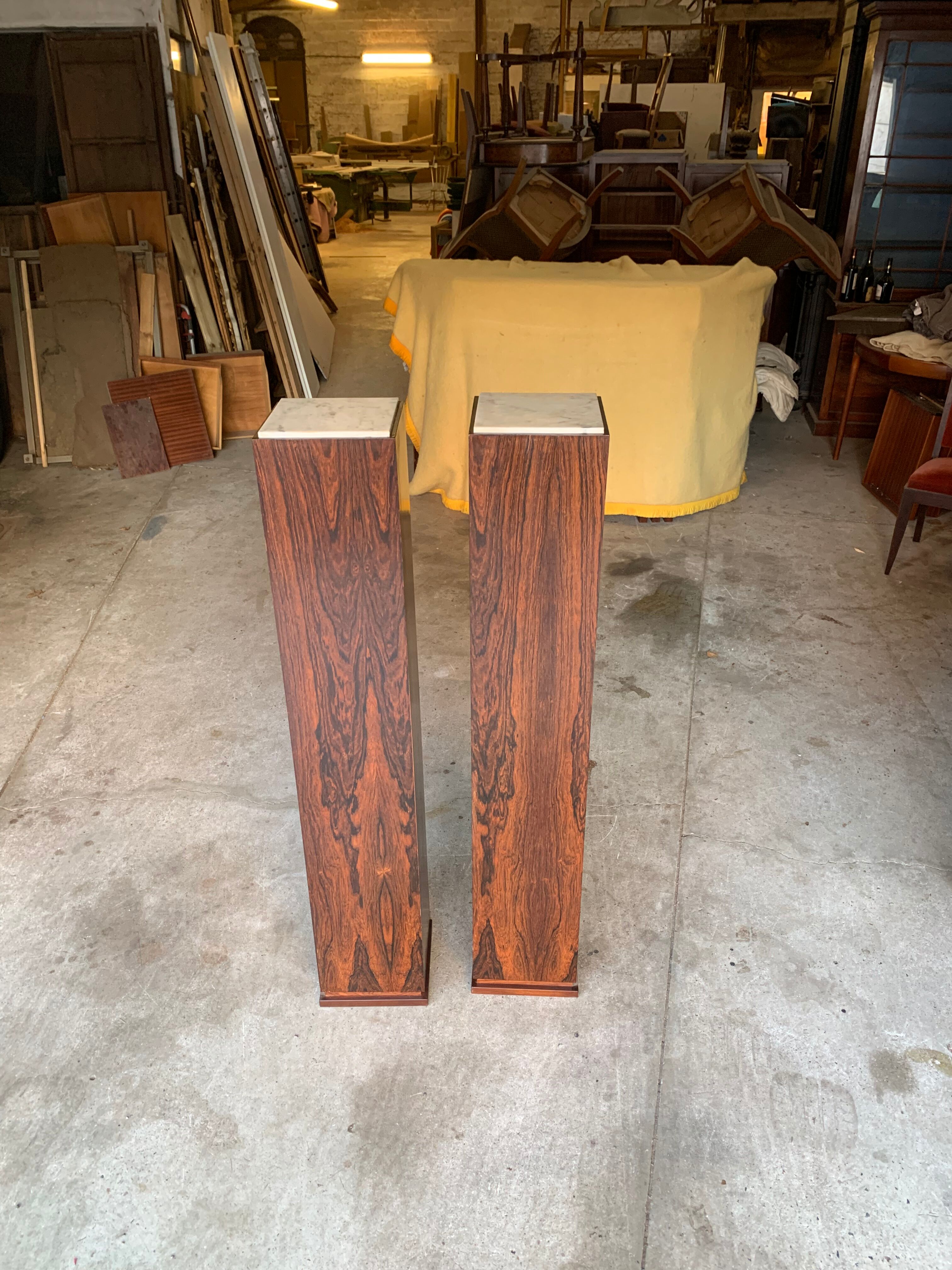 Art Deco column pair