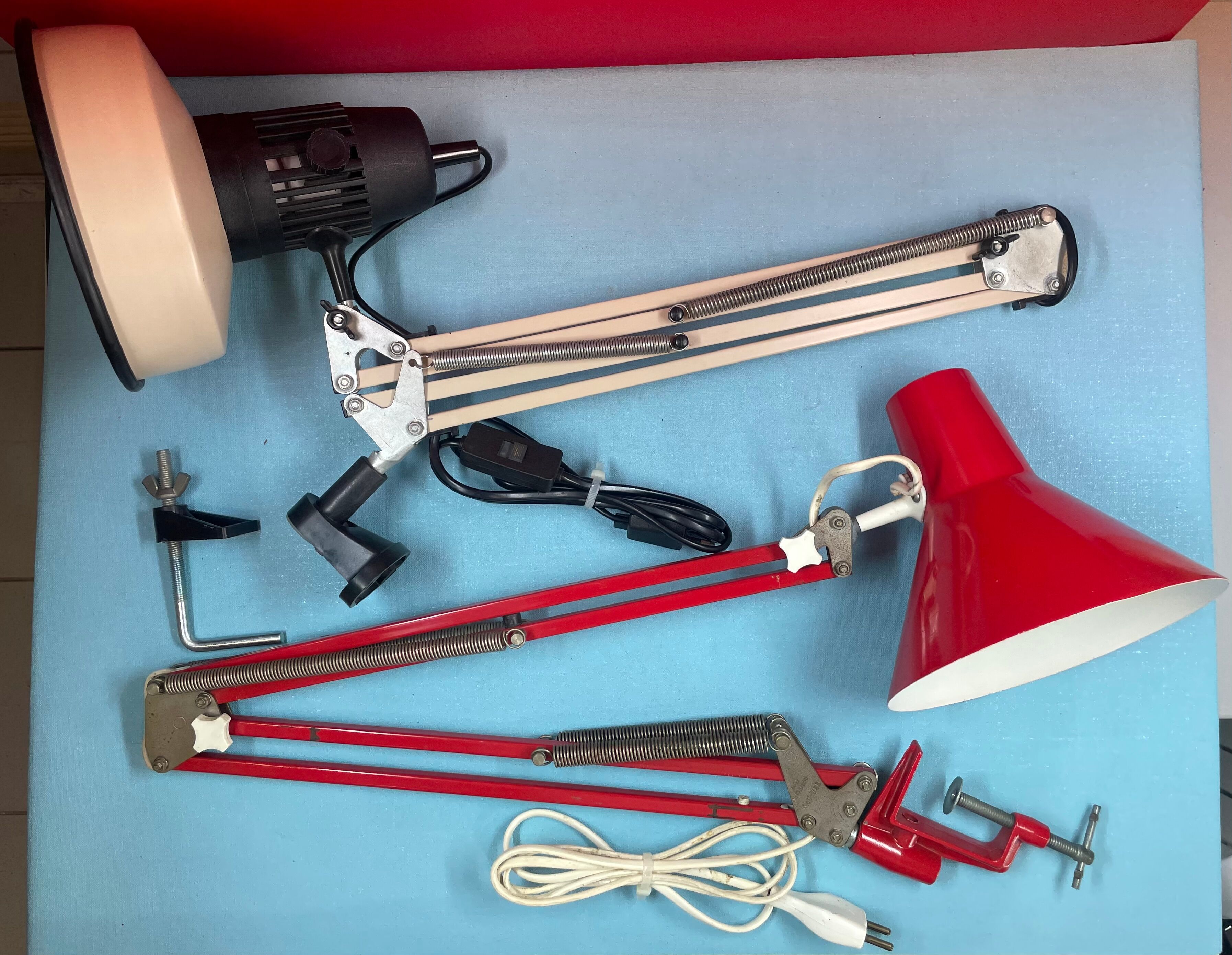 Architects articulated desk vintage lamps