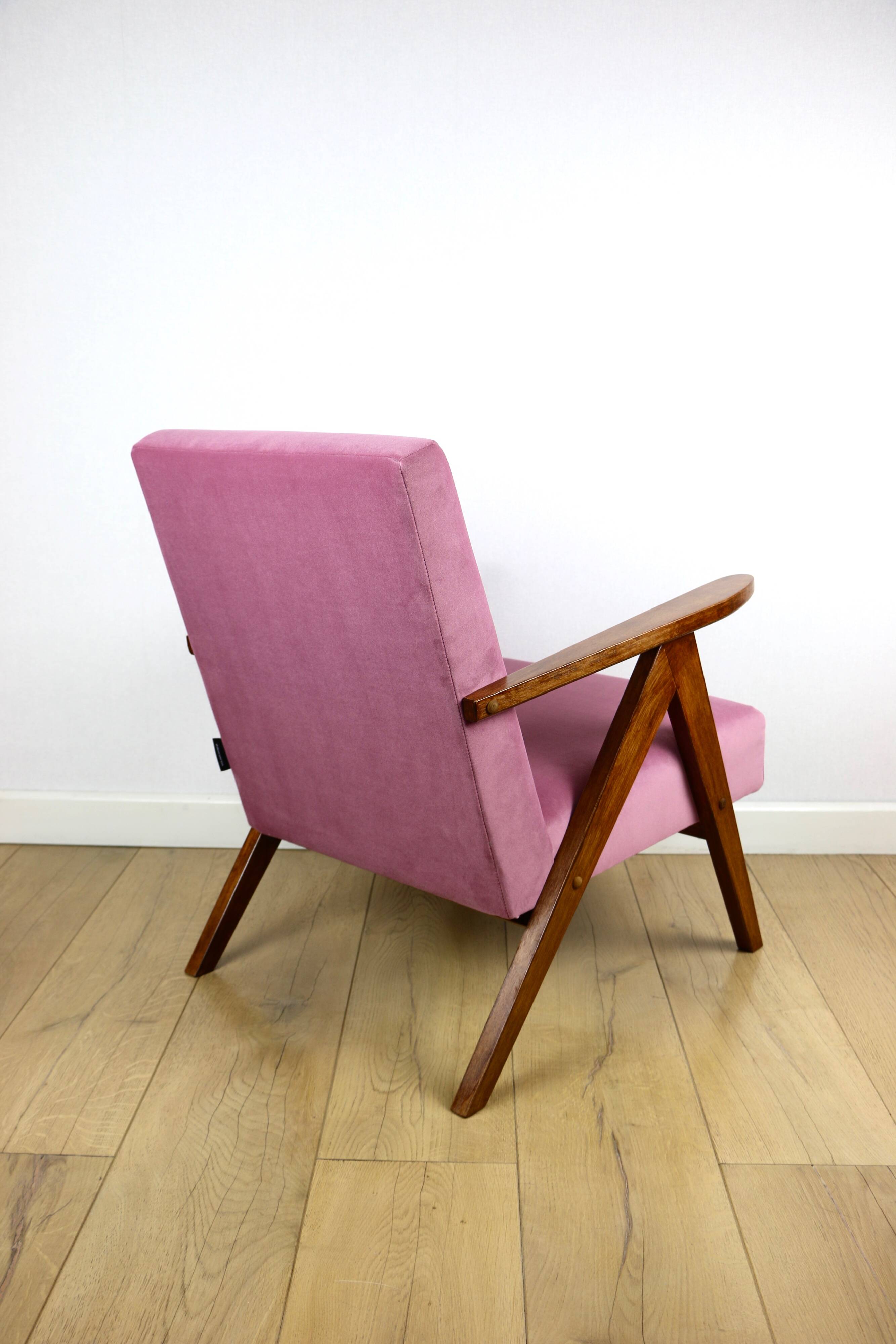Fauteuil vintage B-310 VAR rose jade structurel années 1970 - 2 exemplaires disponibles
