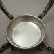 Reed - barton art deco glass-cut silver metal candlestick