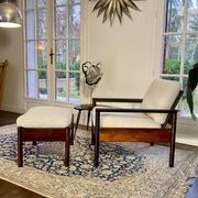 Armchair & Ottoman Hans Olsen – Vatne Møbler Denmark, 1960 Rosewood
