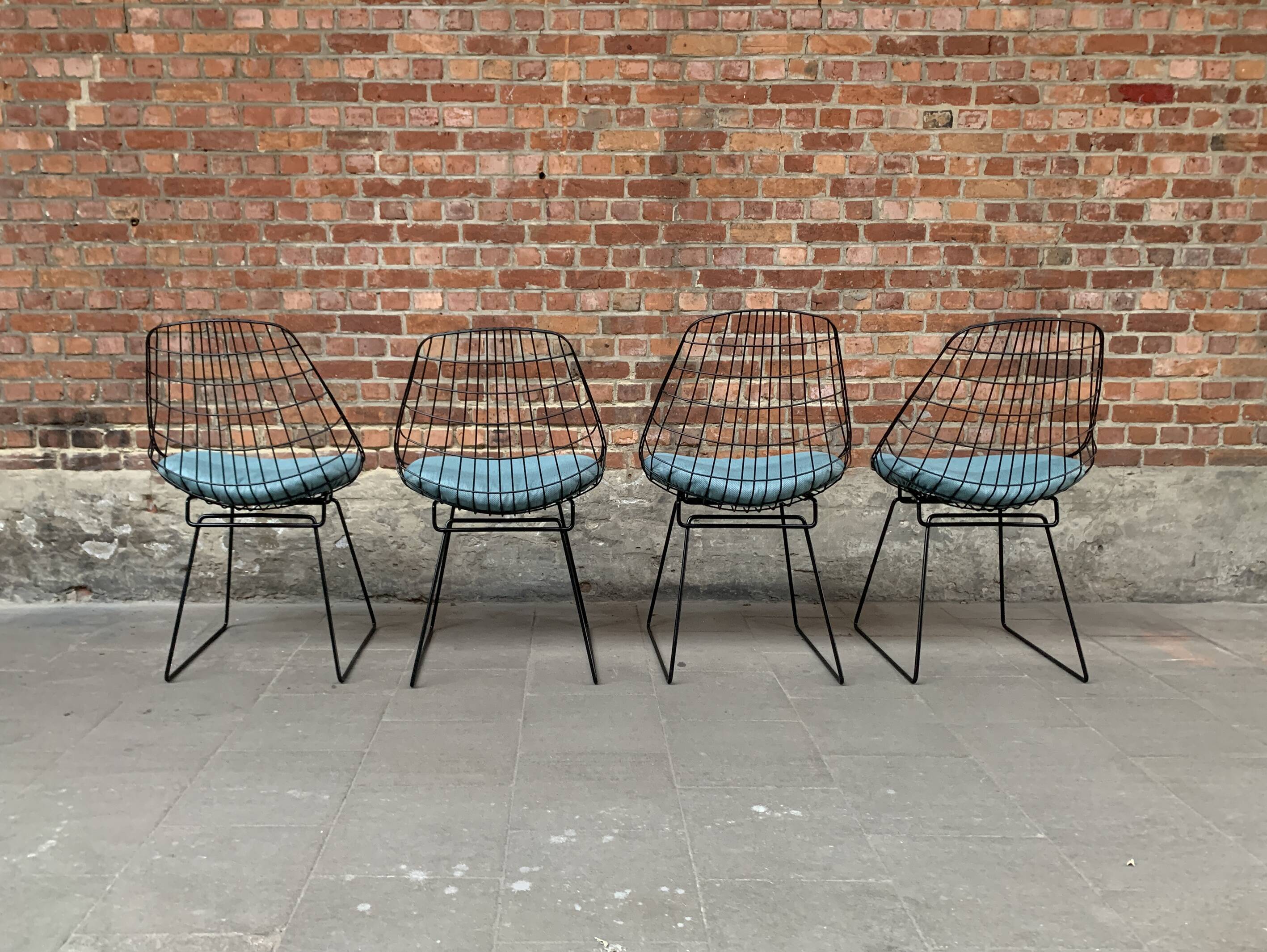 Four SM05 Chairs by Cees Braakman for Pastoe, 1960