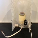 Polished glass wall lamp