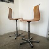 Pair of workshop chairs