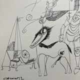 Vintage drawing