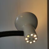 Space age lamp with 4 articulated spots, eyeball, sci-fi, 1970.