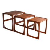 Retro Teak 1960s G Plan Quadrille Nest Of Coffee Tables