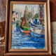 Fishing port painting