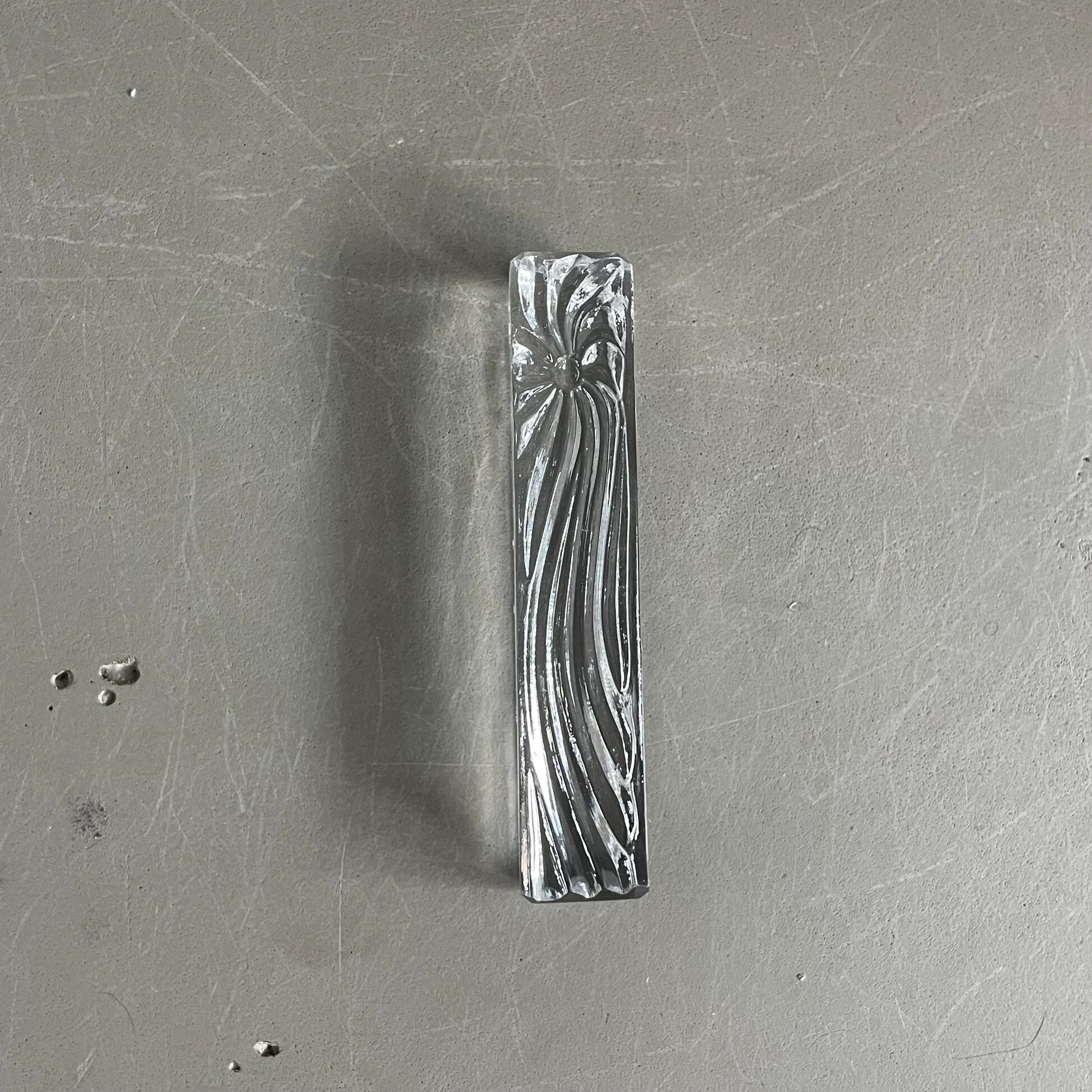 11 moulded glass knife rests - Ref 1167