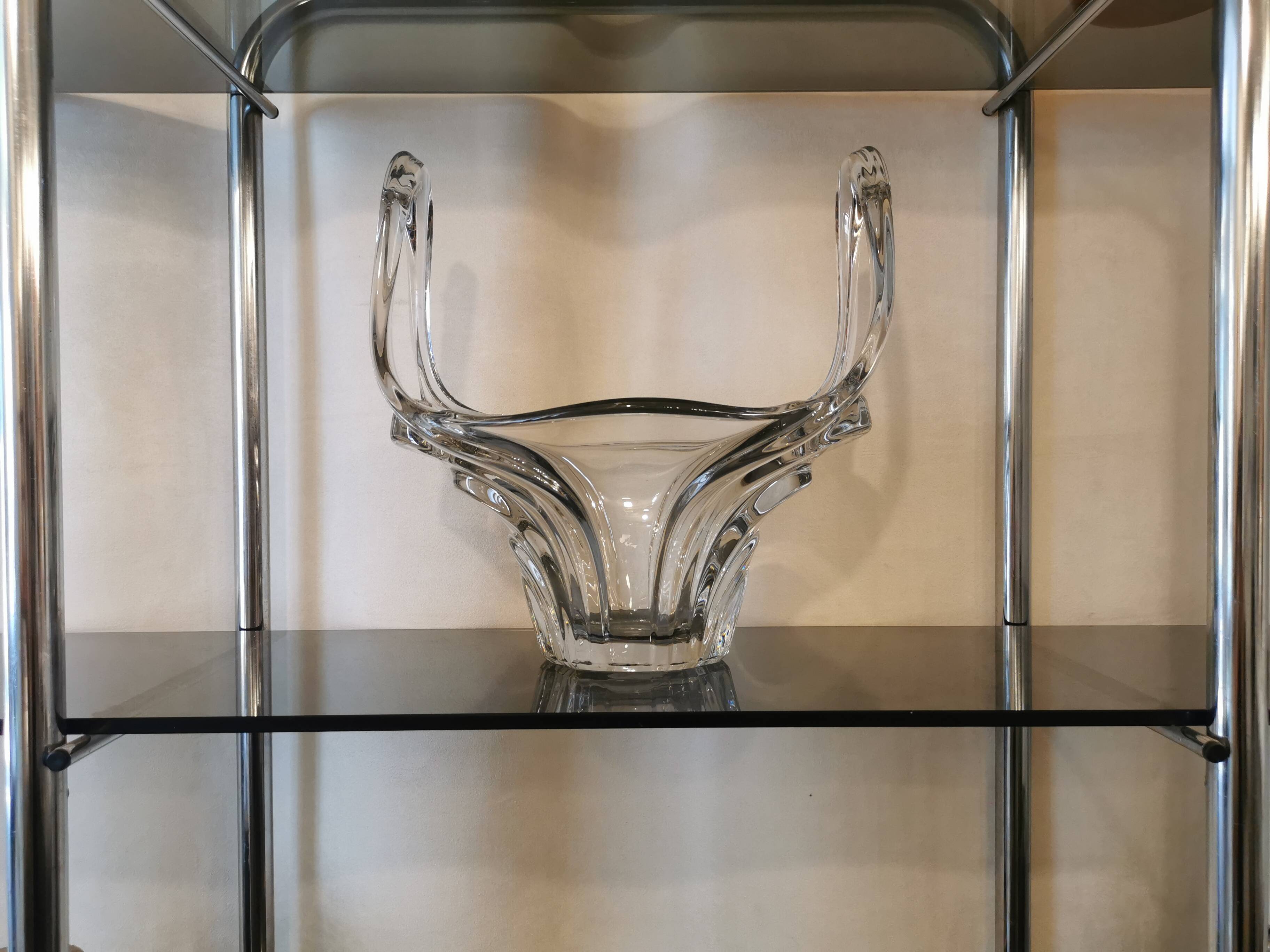 Large crystal fruit cup from the 70s