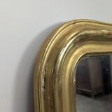 Golden mirror from the Louis Philippe period.