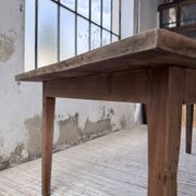 Farm table pitch pine 2 x 1 m from the 1950s