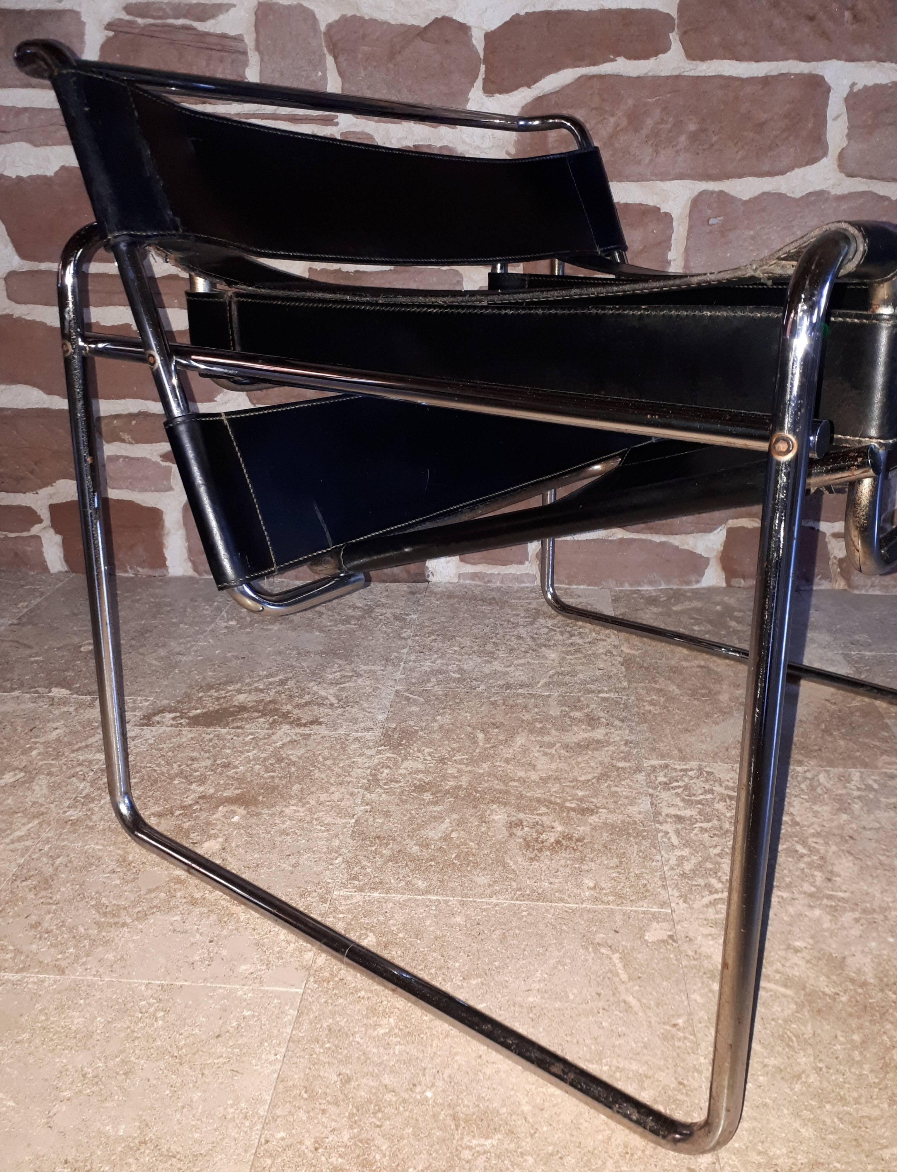 B3 Wassily club chair designed by Marcel Breuer