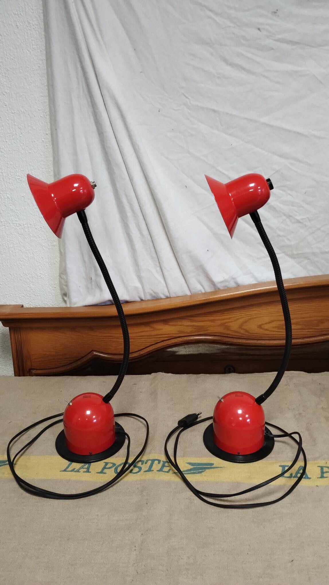 Paire de lampe stilplast Italie année 80