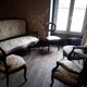 Bench and chairs style Napoleon III
