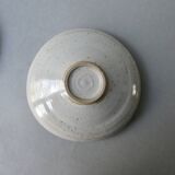 2 enameled stoneware cups, one of which is signed