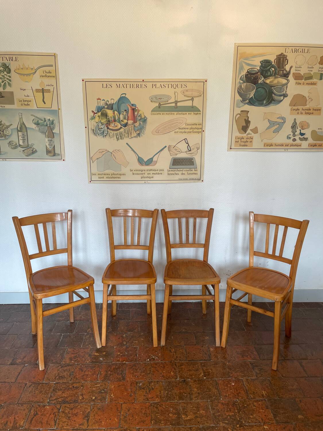 4 chaises de bistrot Luterma