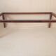 Table low gold tinged metal and imitation tortoiseshell - 70s