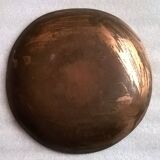 Small old vintage enameled copper cup.