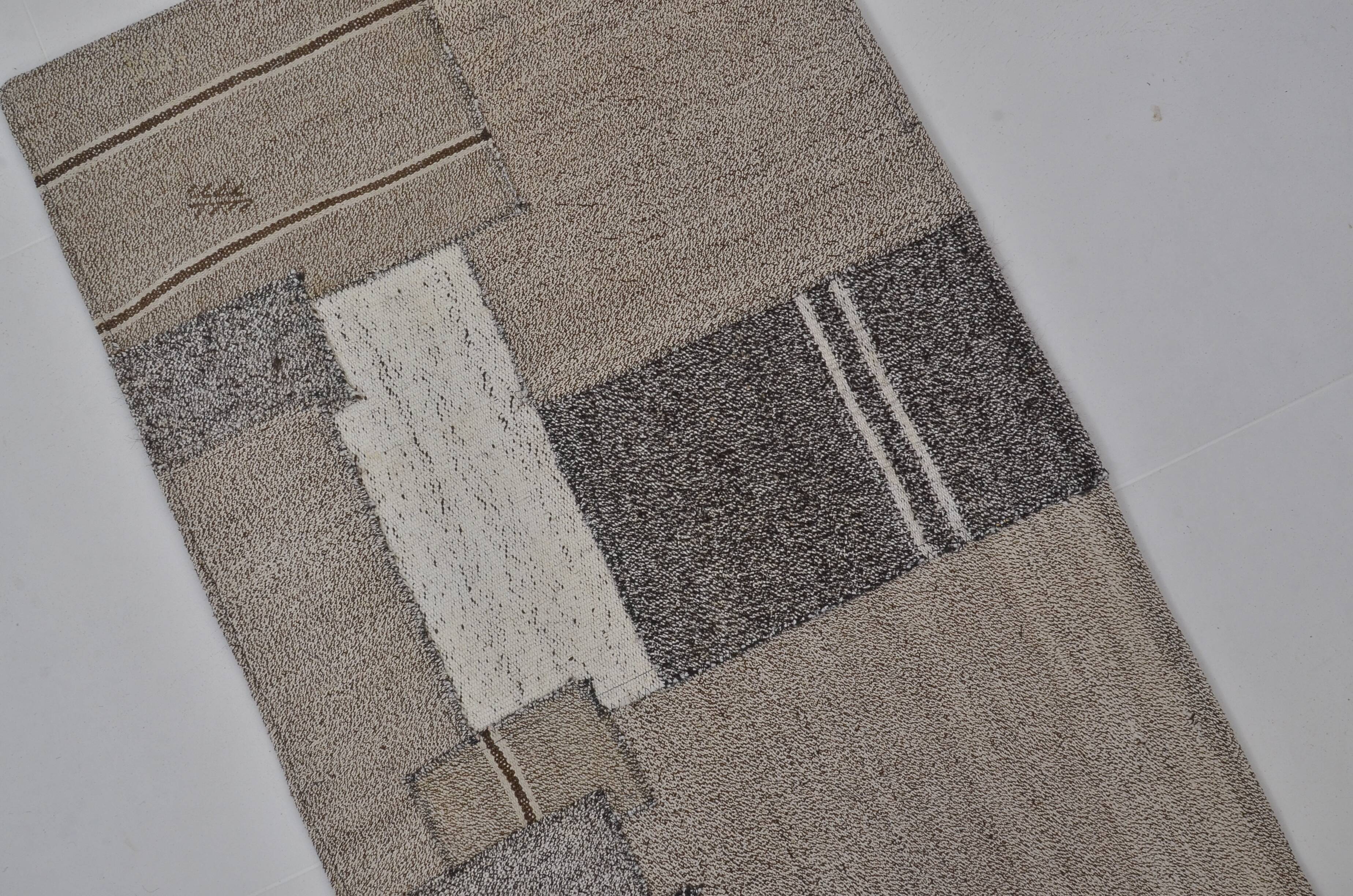 Anatolian Vintage Neutral Kilim Rug sku3806