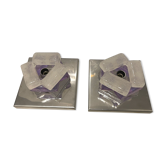 Italian Murano Glass Sconces by Albano Poli for Poliarte, 1970s , Set of 2
