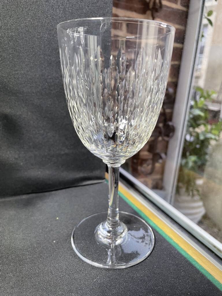 6 baccarat water glasses paris service