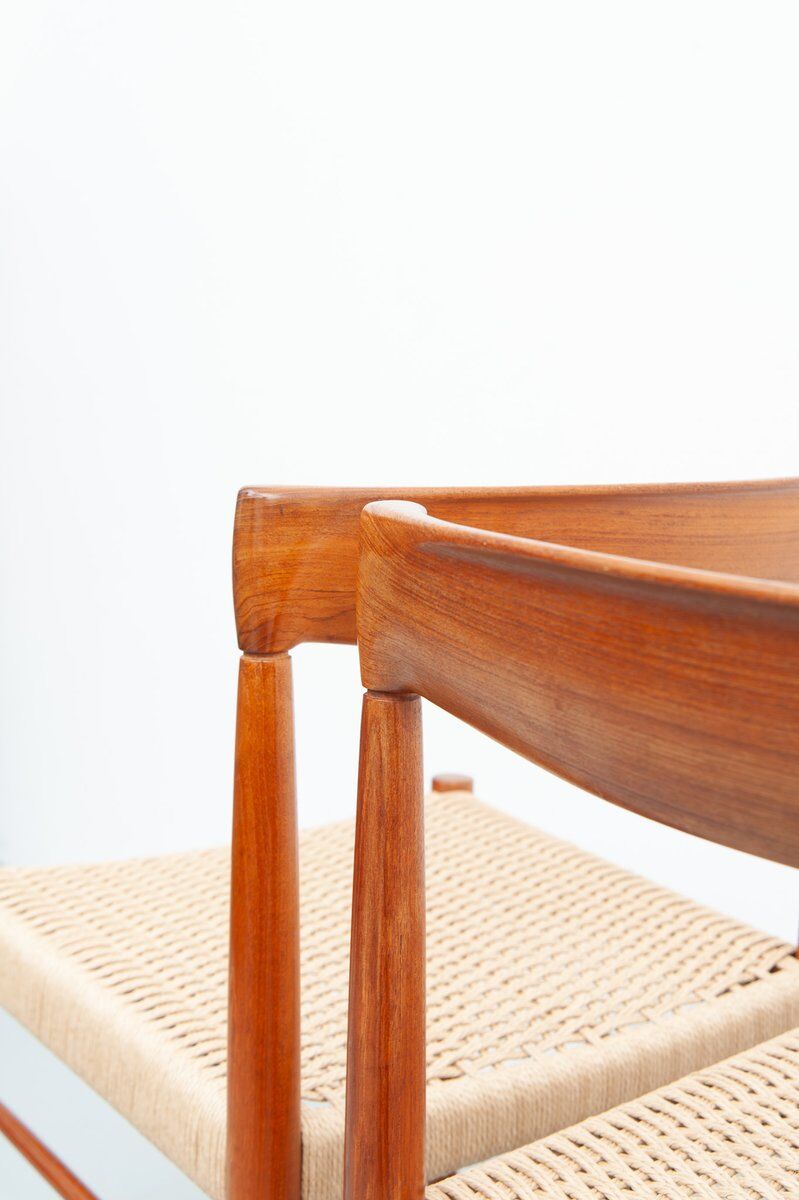 Vintage teak dining chairs by Henry Walter Klein for Bramin, 1960s, set of 4