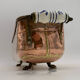 Old copper planter, brass feet - Circa 1900