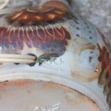 Set of 2 stoneware lamps by Jean Claude Courjault La Cerisaie.