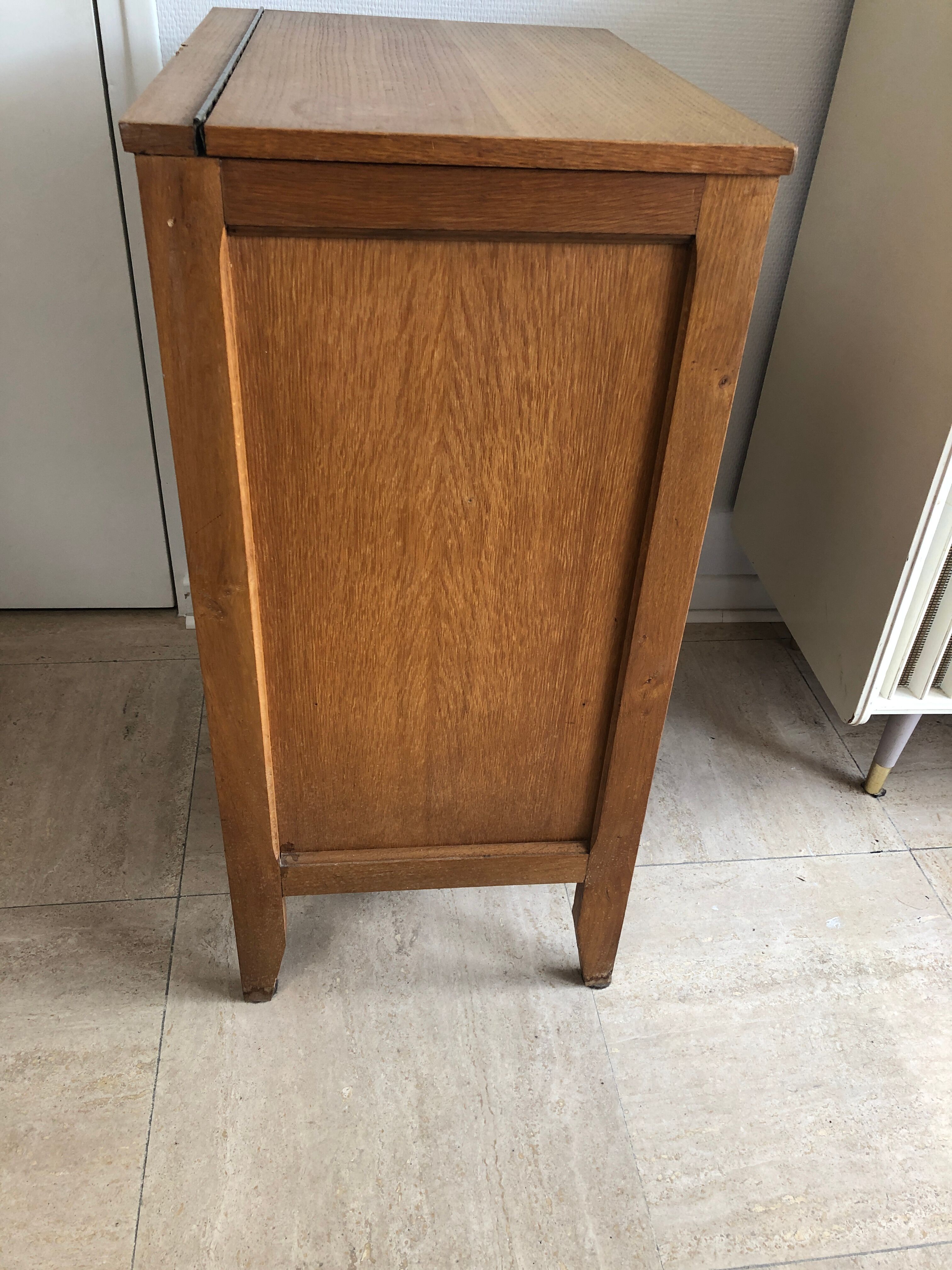 Meuble pour platine et vinyle vintage 1960