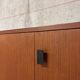Enfilade vitrine commode moderniste teck Antoine Philippon et Jacqueline Le