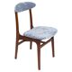 Pair of vintage lavender velvet chairs from the mid-century, designed by Rajmund Hałas, Poland, 1960.