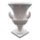 Vase blanc stylé Médicis
