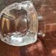 Small crystal ashtray Daum France - art-deco