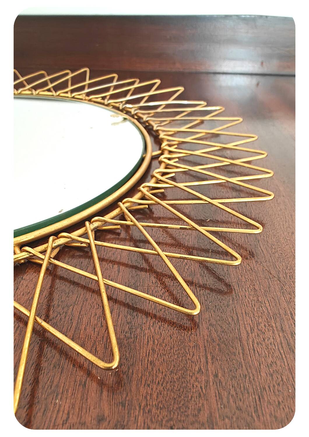 Miroir soleil rétractable Erdecor Escaut, années 1950