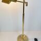Articulated French library reading floor lamp made in brass, by Boulanger from 1980’s.  Height adjus