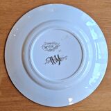 Plate Sarreguemines Butterfly decoration