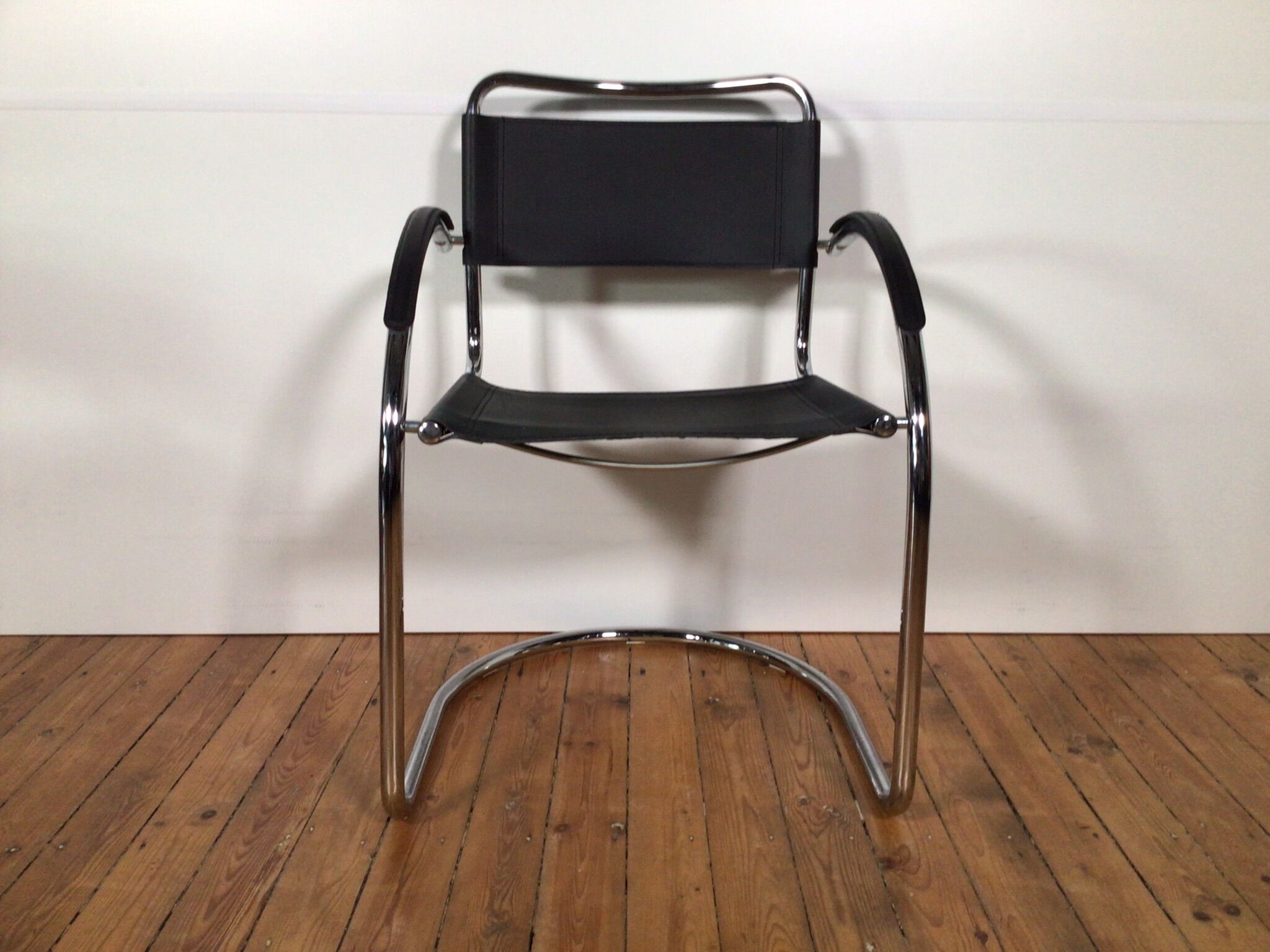 Set 4 chroom buisstoelen