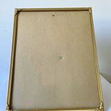 Cadre photo vintage en métal doré 25 cm x 20,5 cm