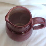 Ensemble pichet et verres en céramique violet