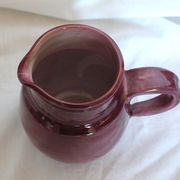 Ensemble pichet et verres en céramique violet