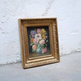 Old painting on canvas