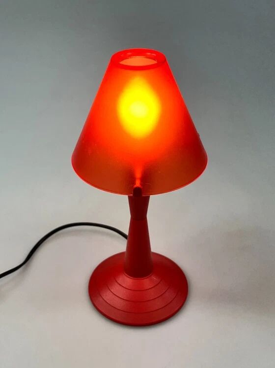 Vintage Veneta Lumi Table Lamp, Z2000 Series, Memphis Style, Italy