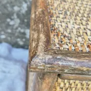 Vintage wicker chest of drawers furniture