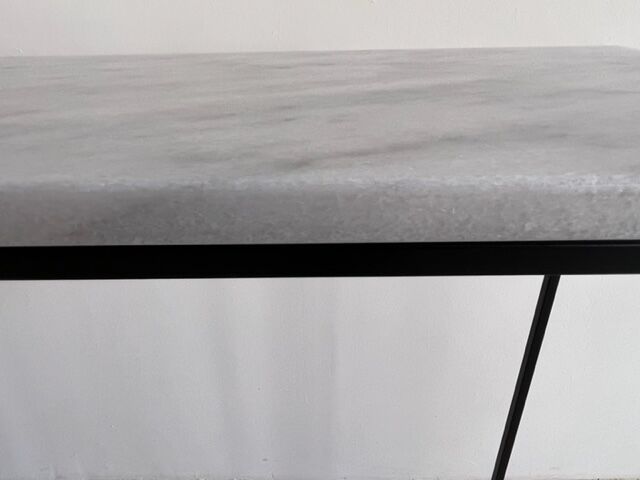 MARBLE CONSOLE IBIZA WHITE L100 X P30 X H85