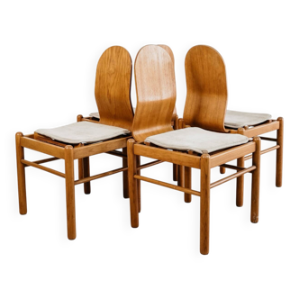 JYSK Set Di 4 Sedie Da Pranzo Design Mid Century Scandinavo Anni 70