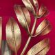 Golden Leaf Appliques Hans Kögl Style 1960/70 Hollywood Re