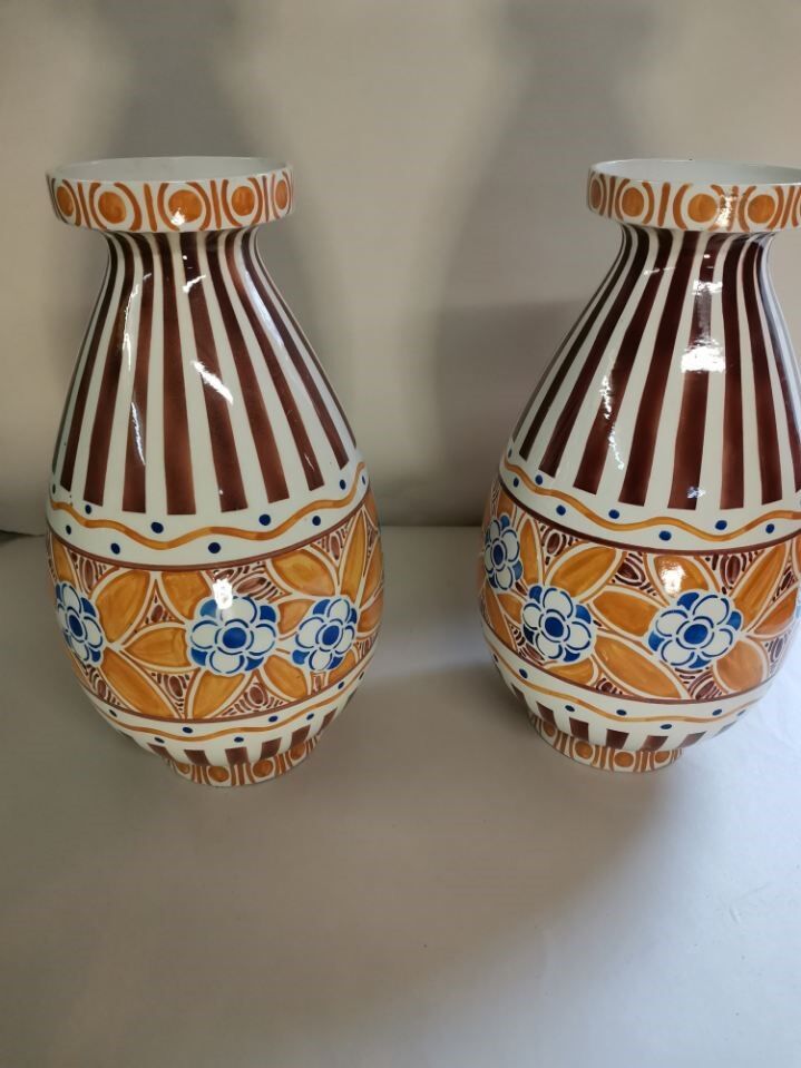 Pair of ceramic vases