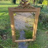 Large gilded mirror from the Louis XIV period